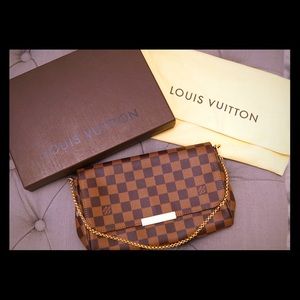Louis Vuitton Favorite MM in Damier Ebene